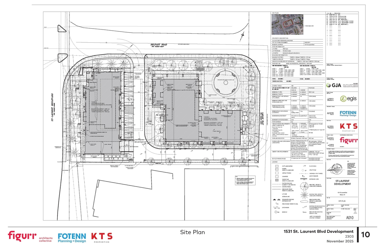 Construction site plan for project from page 10 of the file '2026-03-26 - UDRP Presentation Drawing Set - D02-02-23-0056'