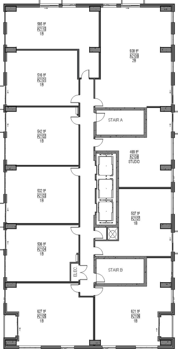 Floor plan for project from page 31 of the file '2026-03-26 - UDRP Presentation Drawing Set - D02-02-23-0056'