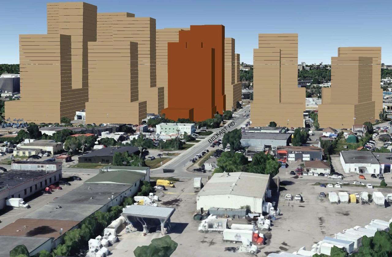 Rendering of building from page 8 of the file '2026-03-26 - UDRP Presentation Drawing Set - D02-02-23-0056'