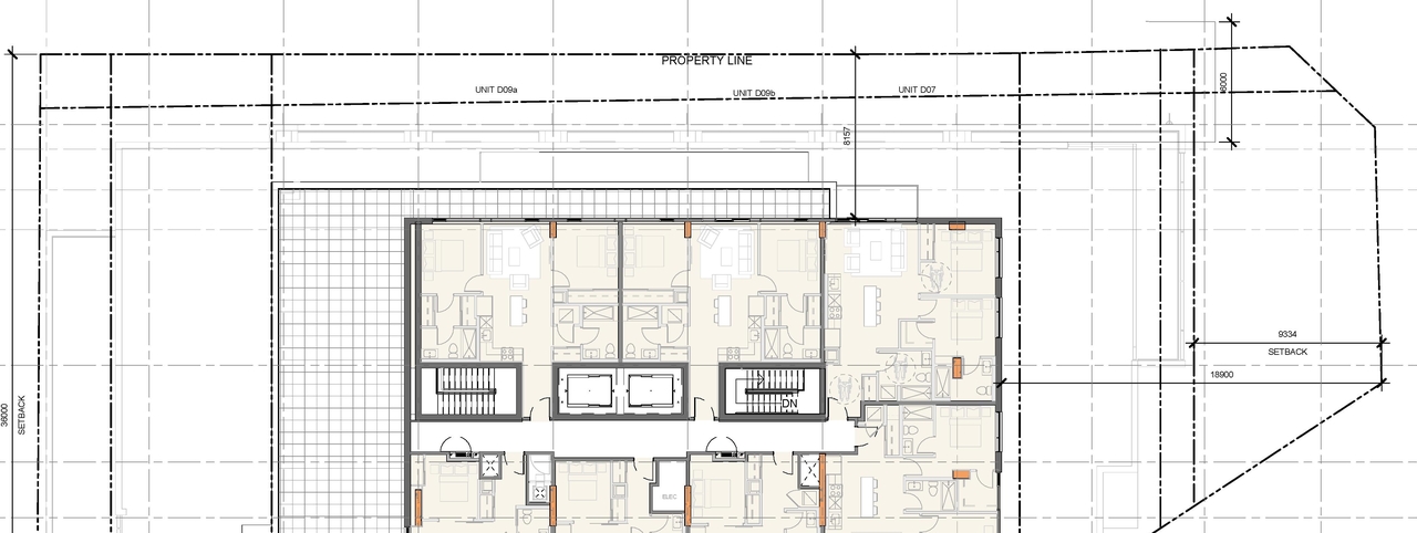 Floor plan for project from page 5 of the file '2023-06-16 - Context, Site, Floor, Elevation, Sections, 3D Views, Sunshade,Plans - D02-02-23-0057'