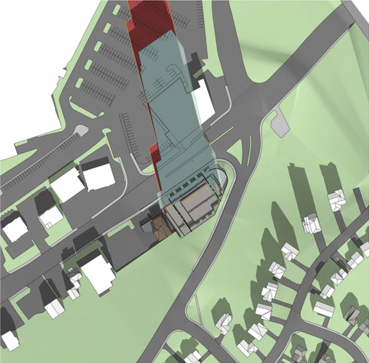Construction site plan for project from page 29 of the file '2024-03-19 - Urban Design Review Panel Slide Deck - D02-02-23-0057'