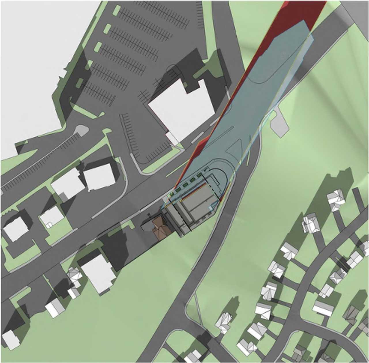 Construction site plan for project from page 29 of the file '2024-03-19 - Urban Design Review Panel Slide Deck - D02-02-23-0057'