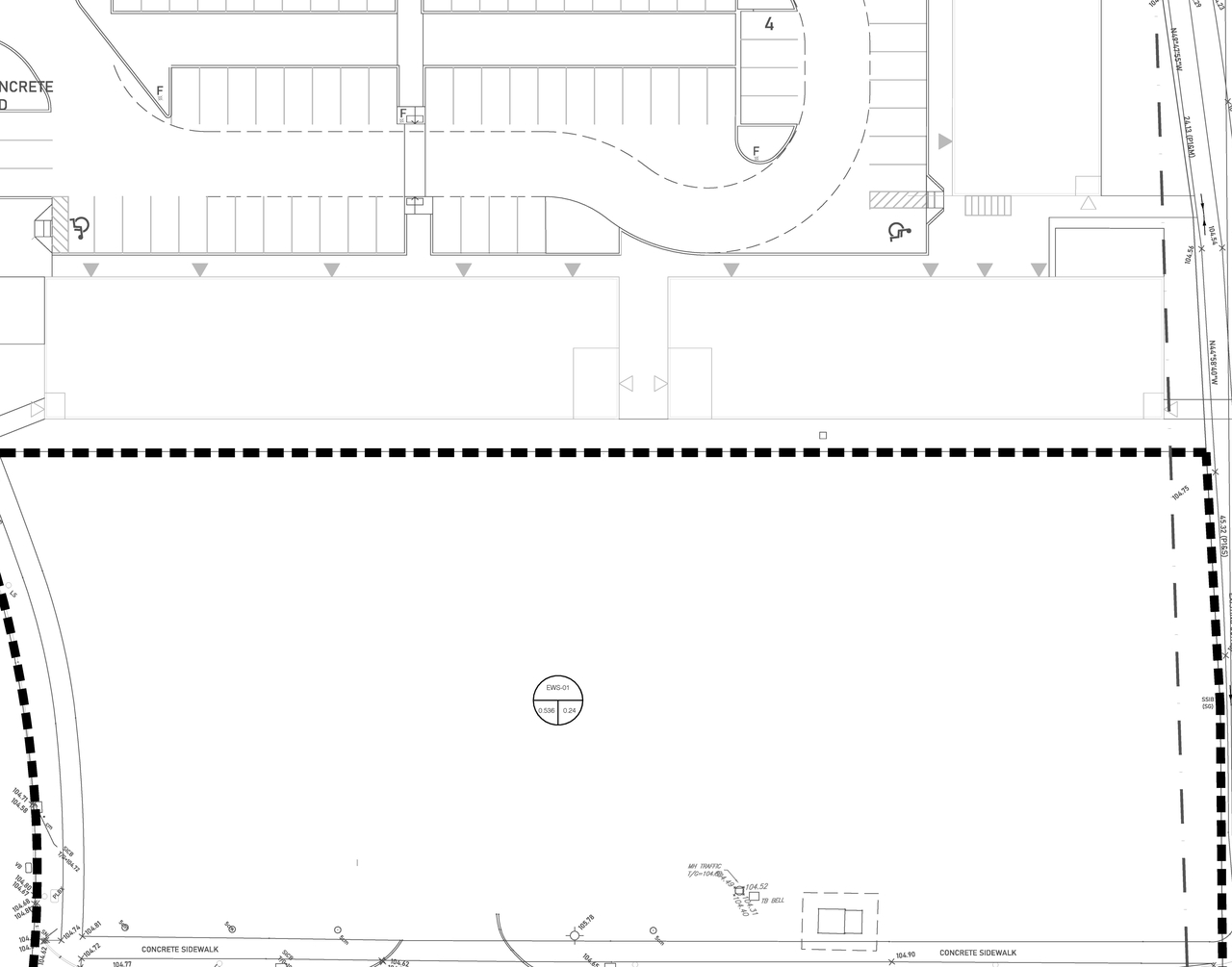 Construction site plan for project from page 9 of the file '2024-03-12 - Design Drawing Package -D02-02-23-0058'