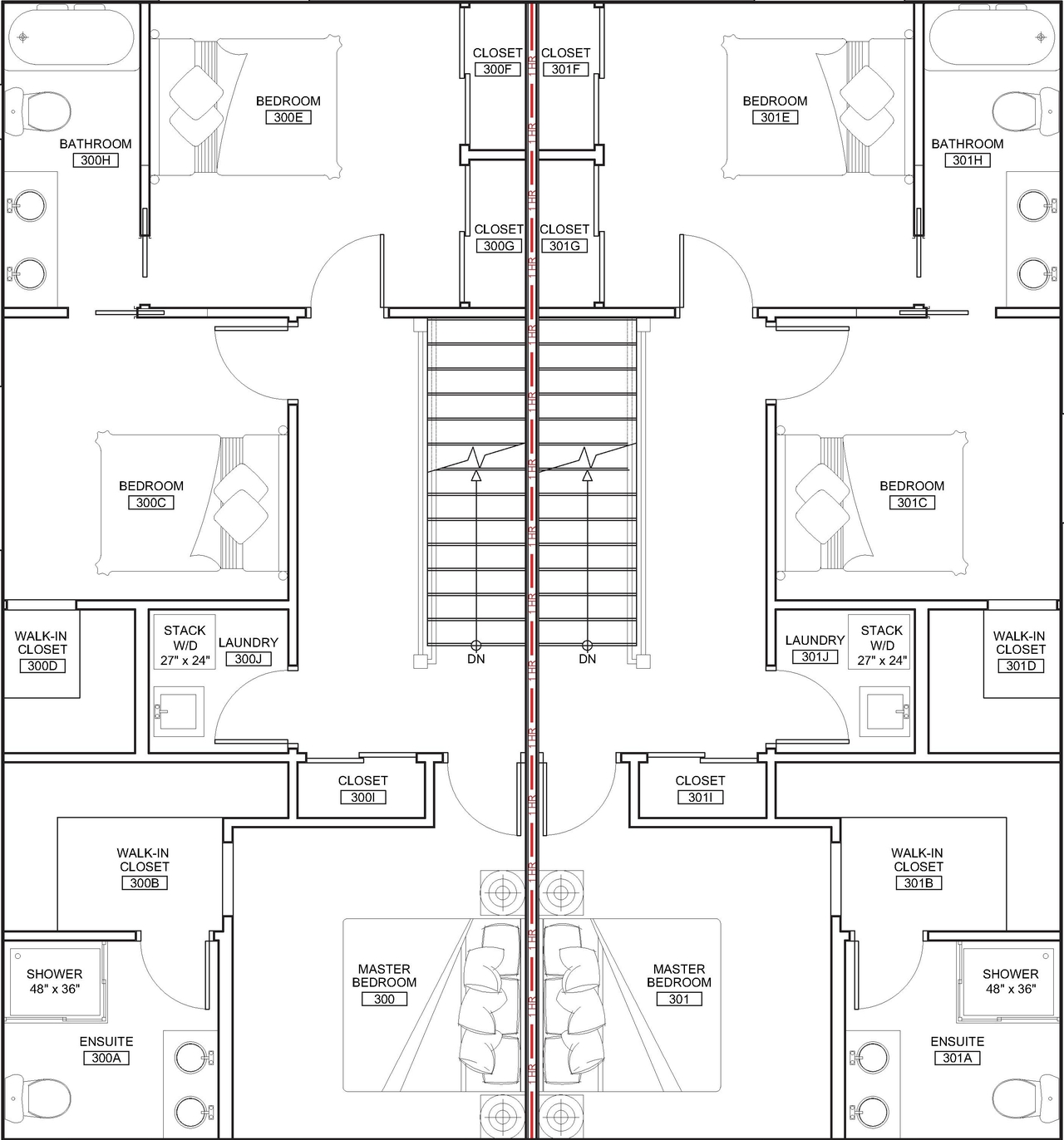 Floor plan for project from page 6 of the file '2023-07-04 - Architectural Plans and Renders - D02-02-23-0060'
