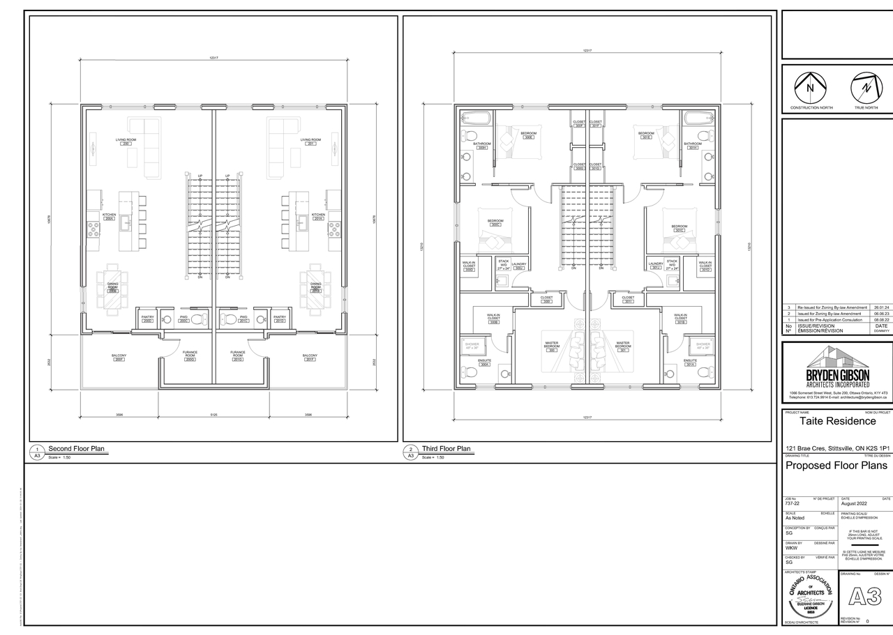 Floor plan for project from page 4 of the file '2024-02-12 - Site Plans, Floor Plans and Elevations - D02-02-23-0060'