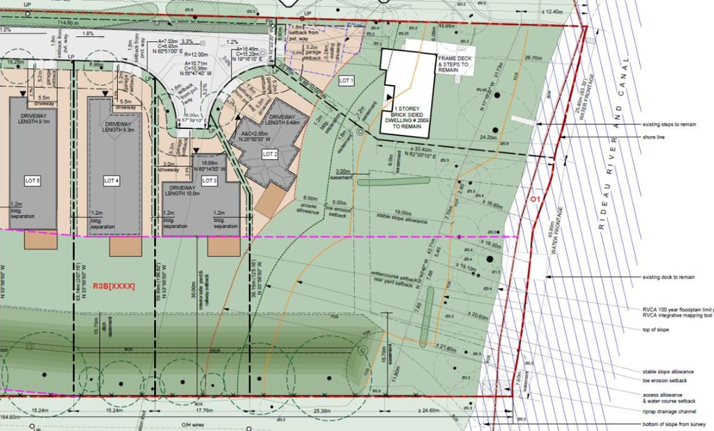 Construction site plan for project from page 27 of the file '2025-02-18 - Planning Justification Report and Design Brief - D02-02-23-0061'