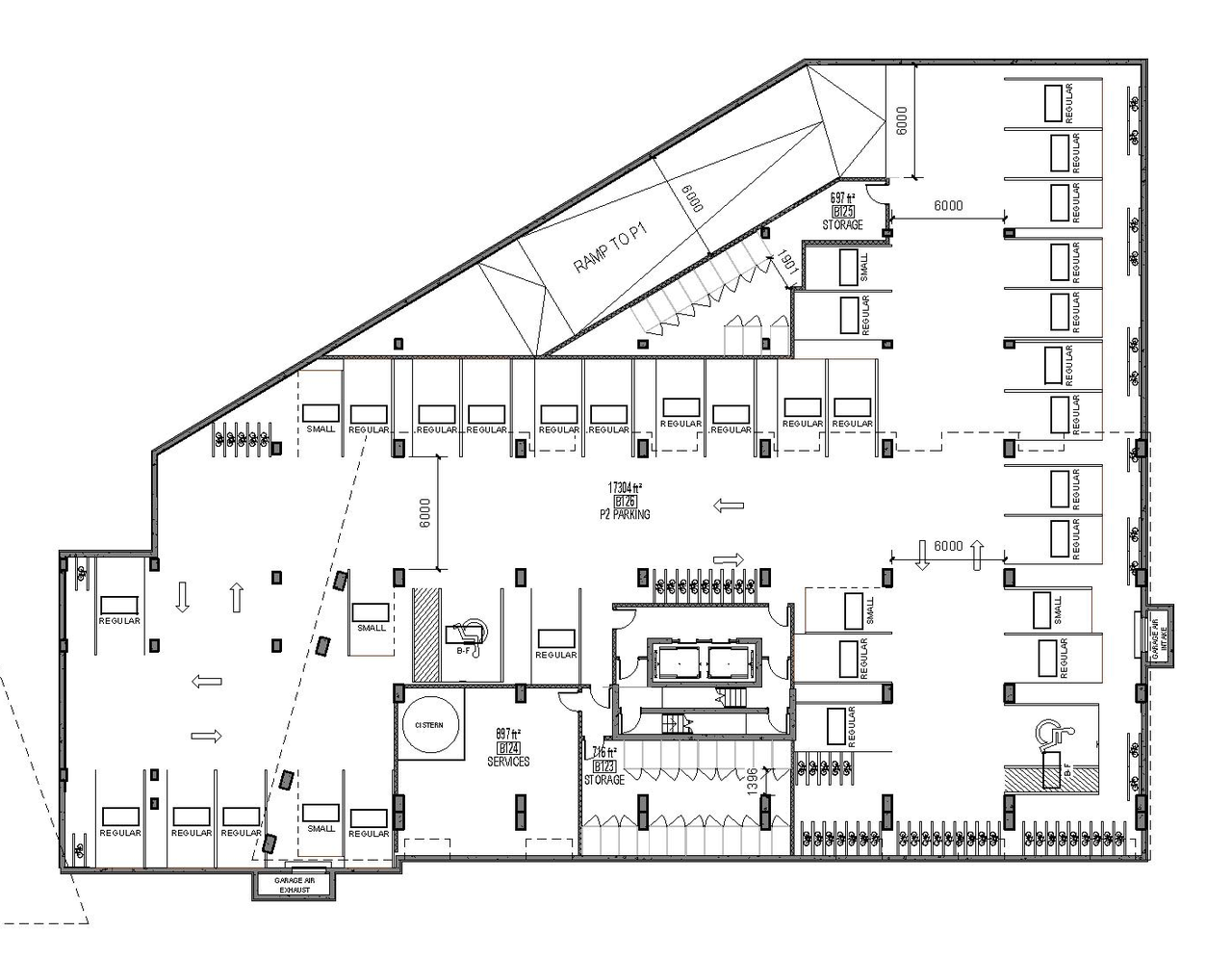 Floor plan for project from page 79 of the file '2024-06-21 - Design Brief - D02-02-23-0076'