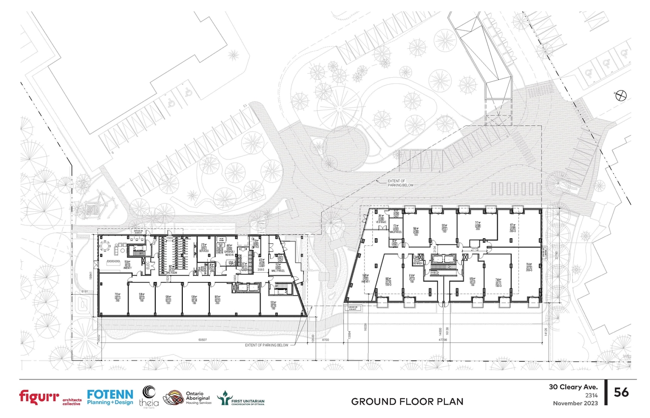Floor plan for project from page 56 of the file '2023-11-24 - Design Brief - D02-02-23-0076'