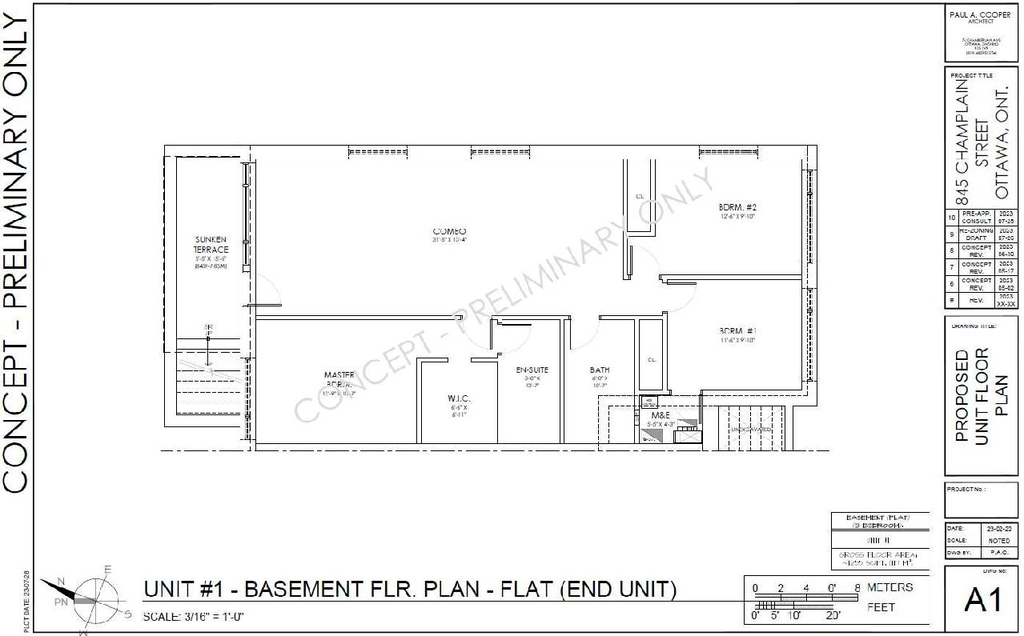 Floor plan for project from page 34 of the file '2023-12-21 - Planning Rationale and Design Brief - D02-02-23-0082'