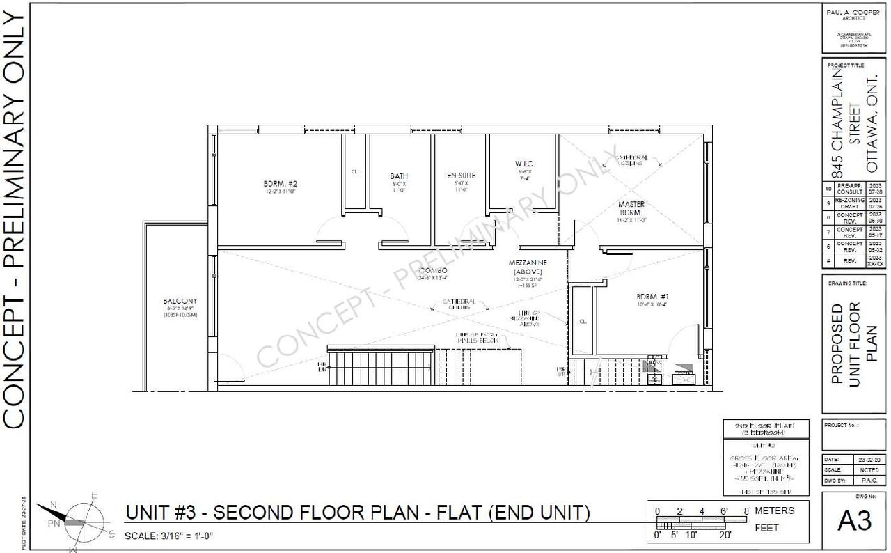 Floor plan for project from page 35 of the file '2023-12-21 - Planning Rationale and Design Brief - D02-02-23-0082'