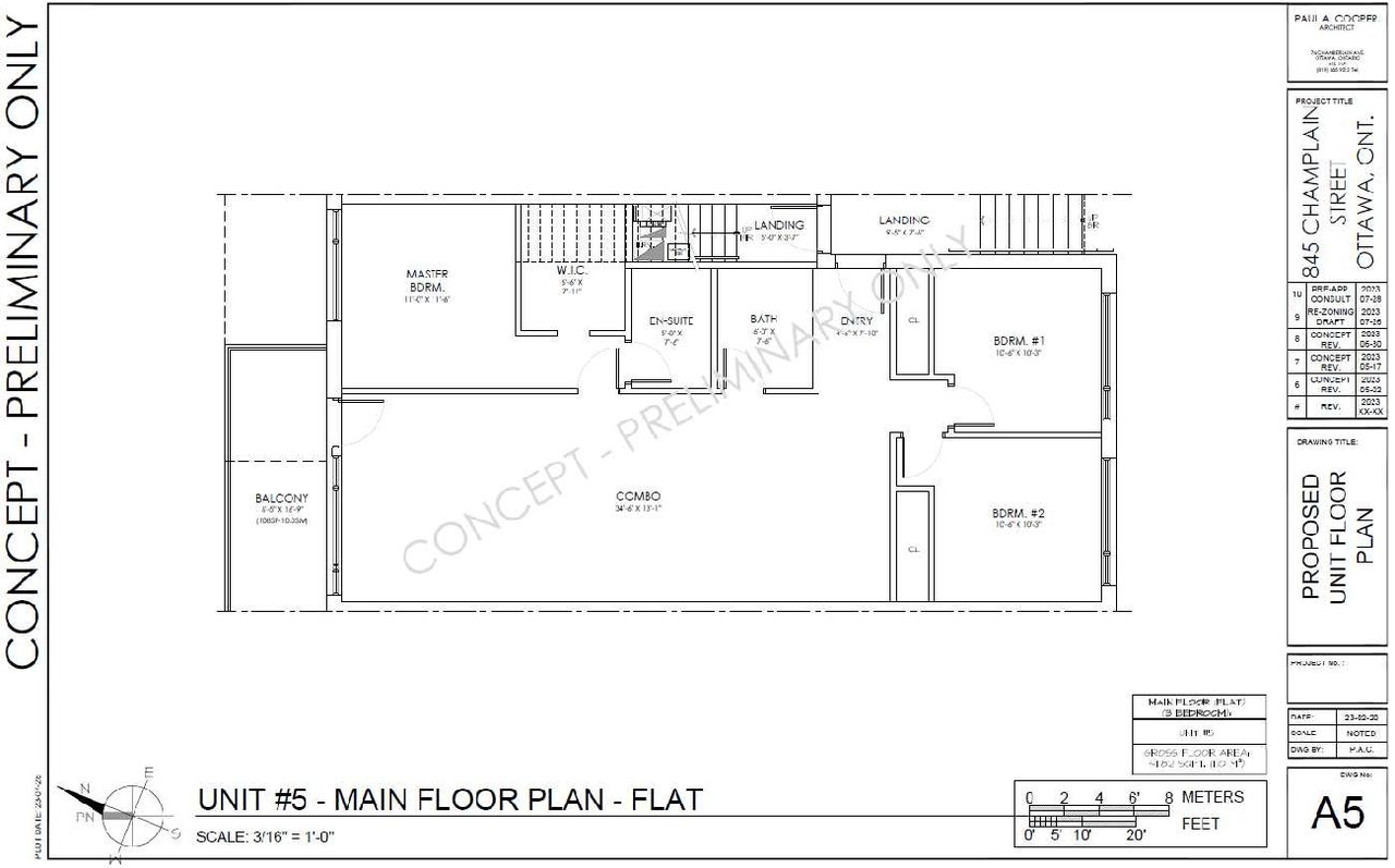 Floor plan for project from page 36 of the file '2023-12-21 - Planning Rationale and Design Brief - D02-02-23-0082'