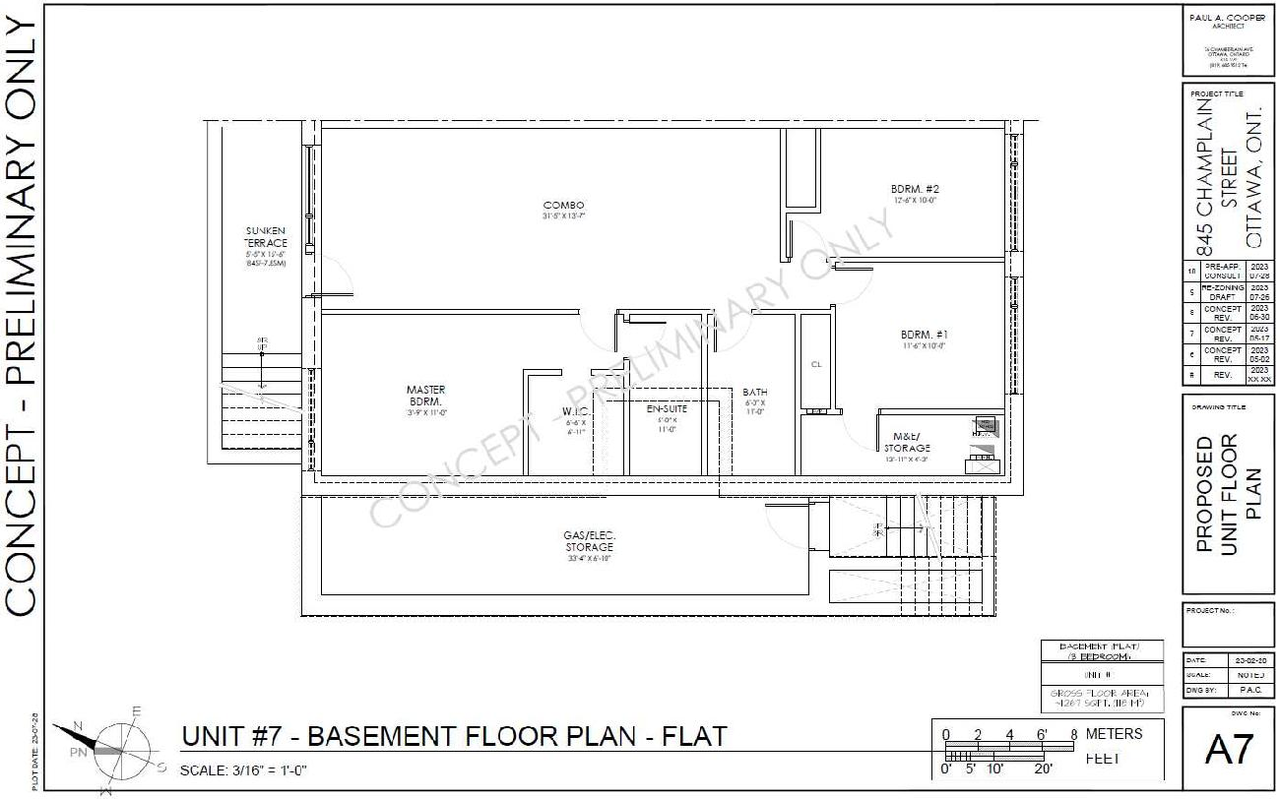 Floor plan for project from page 37 of the file '2023-12-21 - Planning Rationale and Design Brief - D02-02-23-0082'