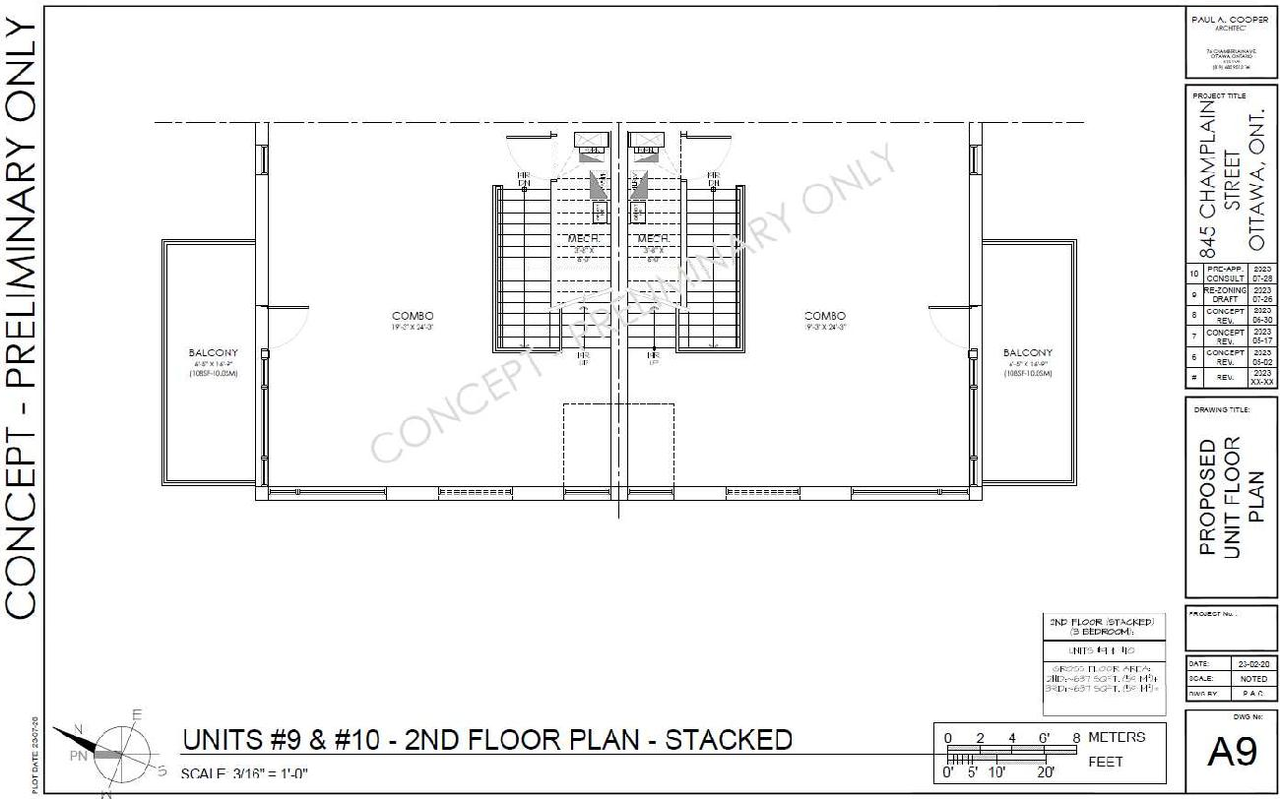 Floor plan for project from page 38 of the file '2023-12-21 - Planning Rationale and Design Brief - D02-02-23-0082'