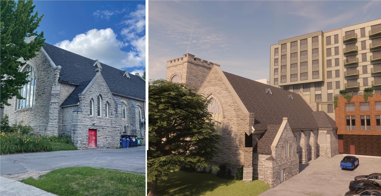 Rendering of building from page 15 of the file '2024-02-12 - Urban Design Review Panel - D02-02-24-0003'