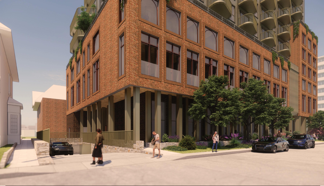 Rendering of building from page 50 of the file '2024-02-12 - Urban Design Review Panel - D02-02-24-0003'