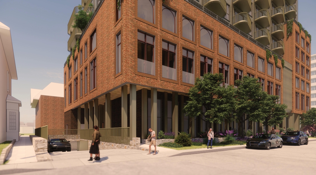 Rendering of building from page 50 of the file '2024-02-12 - Urban Design Review Panel - D02-02-24-0003'