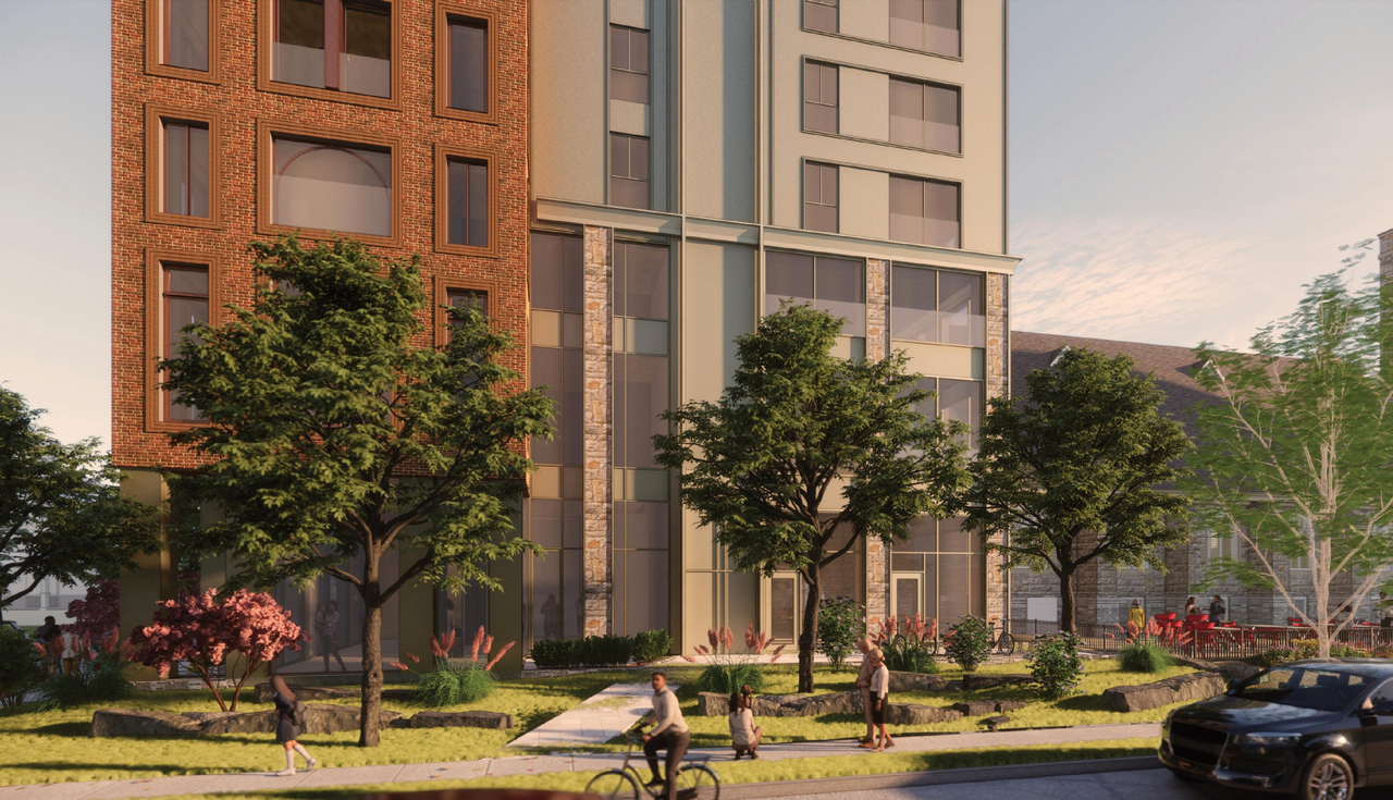 Rendering of building from page 52 of the file '2024-02-12 - Urban Design Review Panel - D02-02-24-0003'