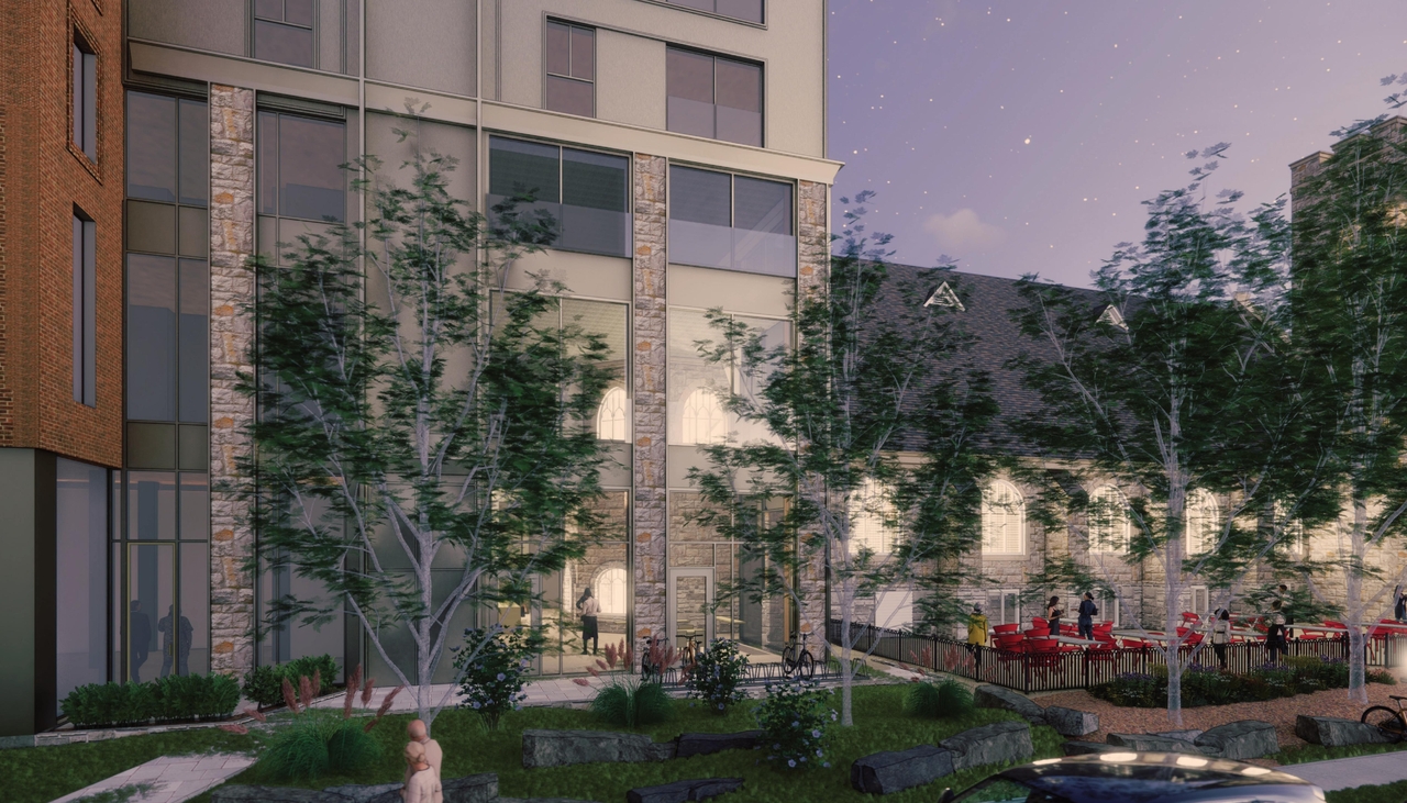 Rendering of building from page 53 of the file '2024-02-12 - Urban Design Review Panel - D02-02-24-0003'