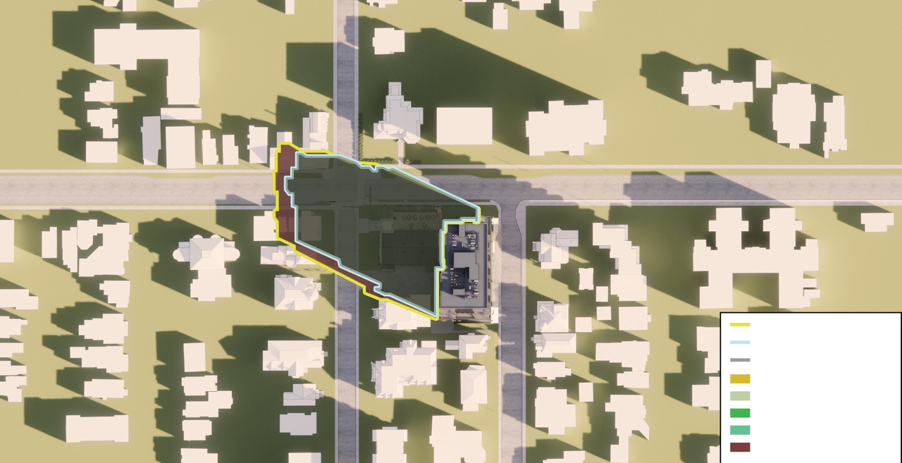 Construction site plan for project from page 60 of the file '2024-02-12 - Urban Design Review Panel - D02-02-24-0003'