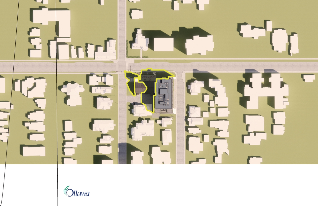 Construction site plan for project from page 82 of the file '2024-02-12 - Urban Design Review Panel - D02-02-24-0003'
