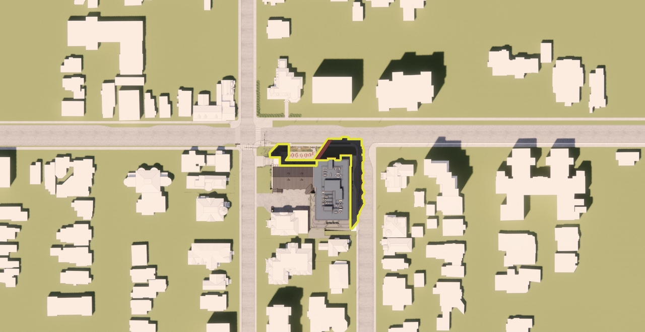 Construction site plan for project from page 85 of the file '2024-02-12 - Urban Design Review Panel - D02-02-24-0003'