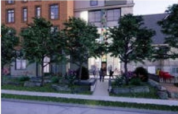 Rendering of building from page 57 of the file '2024-02-12 - Design Brief - D02-02-24-0003'