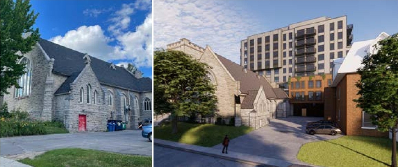 Rendering of building from page 73 of the file '2024-02-12 - Design Brief - D02-02-24-0003'