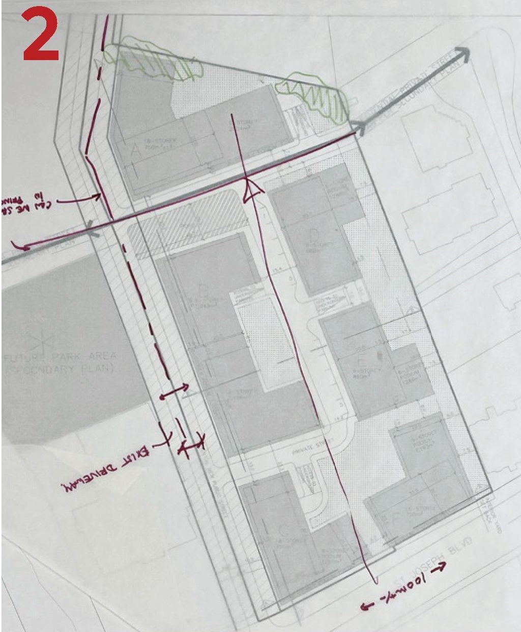 Construction site plan for project from page 22 of the file '2024-04-11 - Design Brief - D02-02-24-0006'