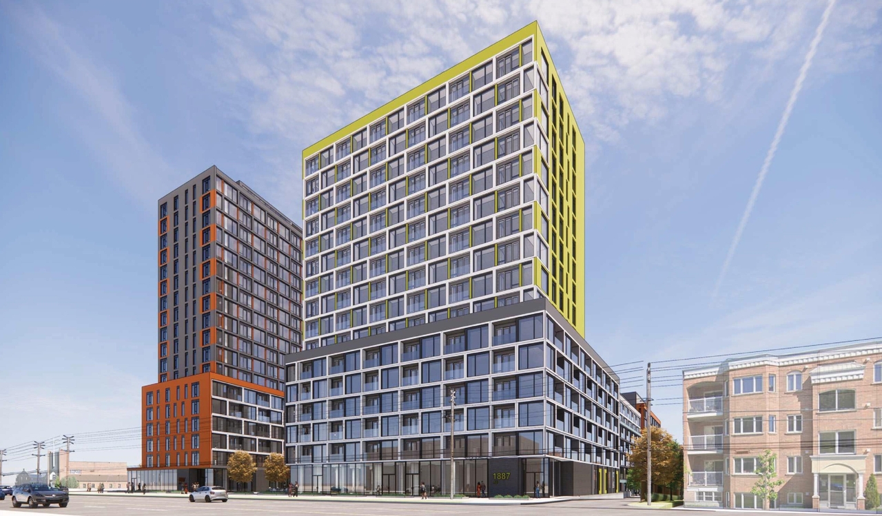 Rendering of building from page 29 of the file '2024-04-11 - Design Brief - D02-02-24-0006'