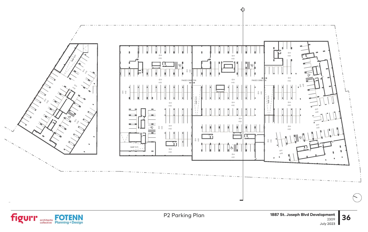 Construction site plan for project from page 36 of the file '2024-04-11 - Design Brief - D02-02-24-0006'