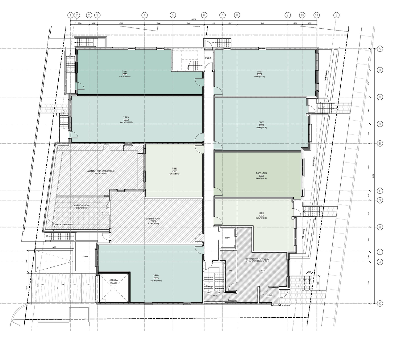 Floor plan for project from page 13 of the file '2024-04-12 - Design Brief - D02-02-24-0007'