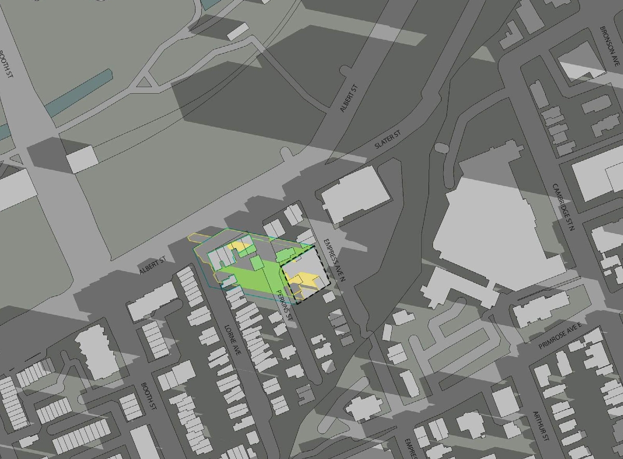 Construction site plan for project from page 22 of the file '2024-04-12 - Design Brief - D02-02-24-0007'