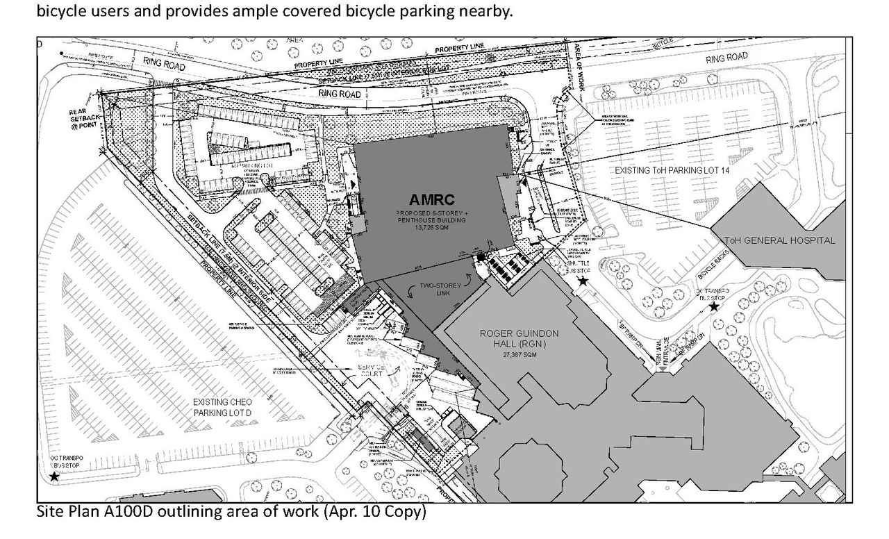 Construction site plan for project from page 22 of the file '2024-04-20 - Urban Design Brief - D02-02-24-0009'