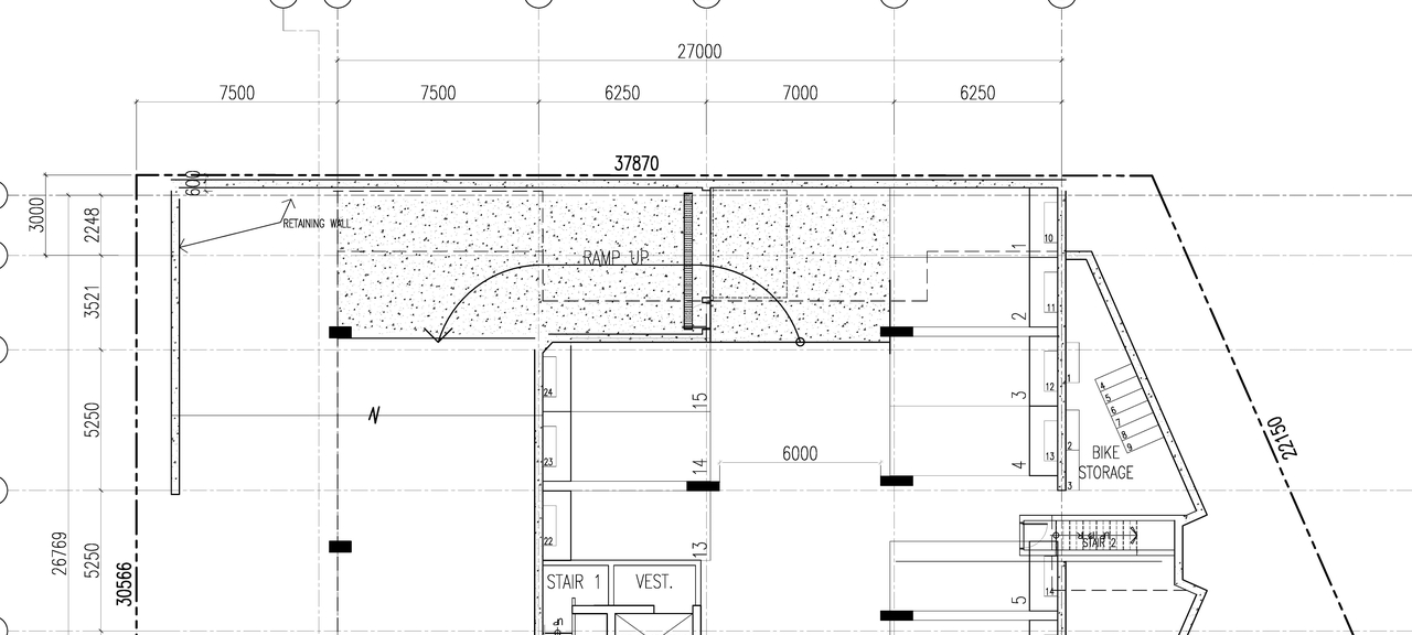 Floor plan for project from page 1 of the file '2024-06-18 - Basement Floor Plan - D02-02-24-0016'