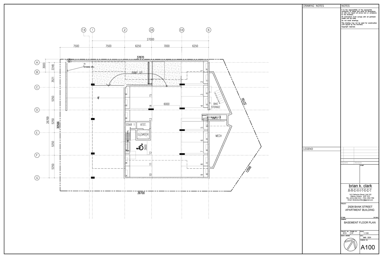 Floor plan for project from page 1 of the file '2024-06-18 - Basement Floor Plan - D02-02-24-0016'