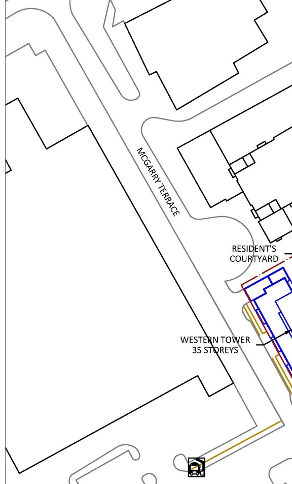 Construction site plan for project from page 69 of the file '2024-06-19 - Design Brief - D02-02-24-0017'