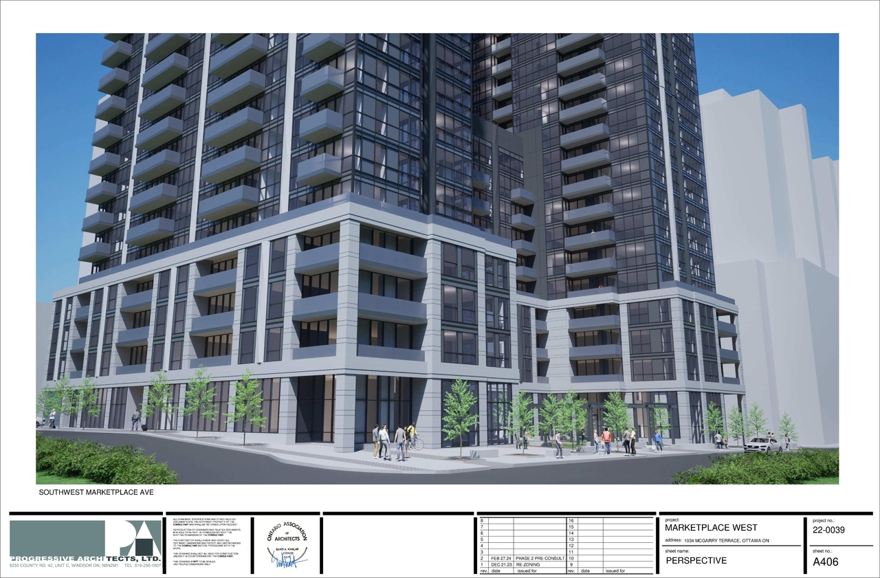 Rendering of building from page 2 of the file '2024-06-19 - Perspectives - D02-02-24-0017'