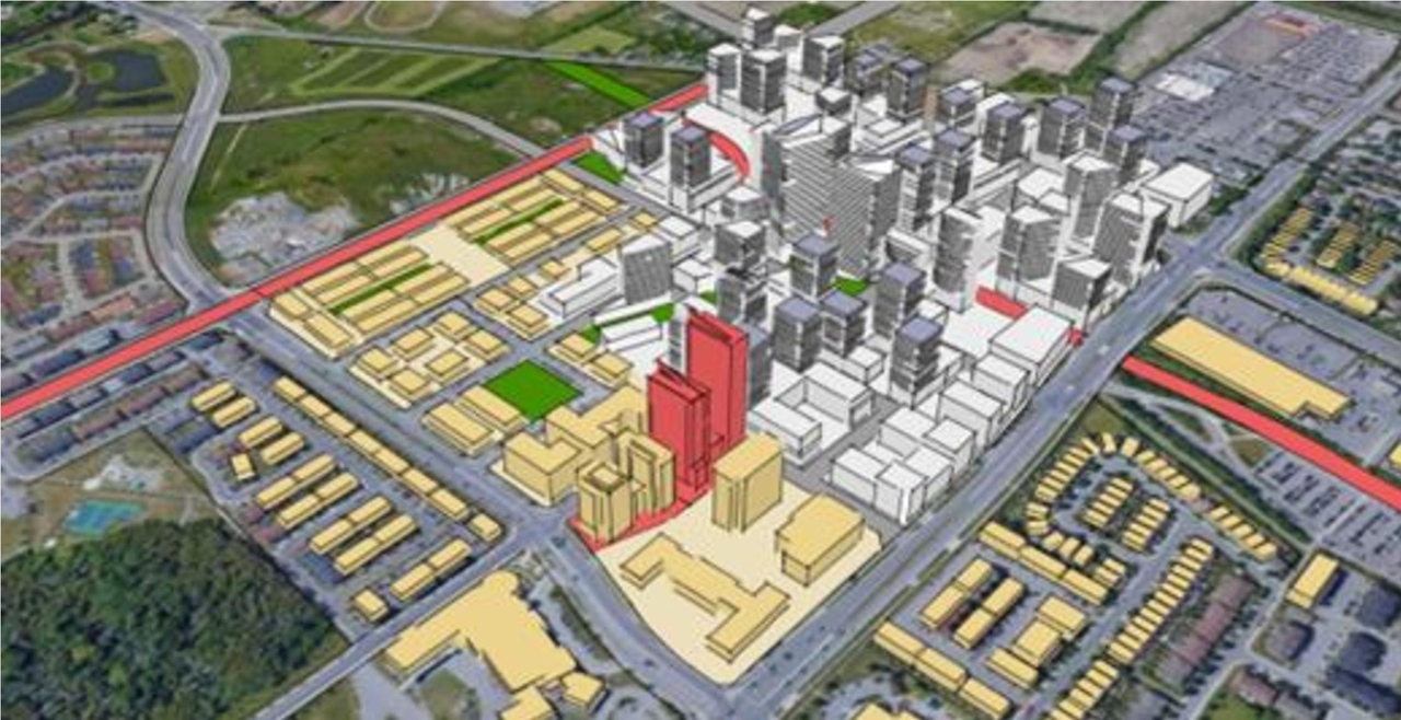 Construction site plan for project from page 11 of the file '2024-06-19 - Urban Design Review Panel Report - D02-02-24-0017'