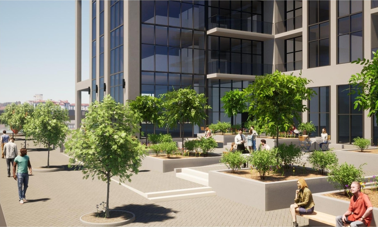 Rendering of building from page 24 of the file '2024-06-19 - Urban Design Review Panel Report - D02-02-24-0017'