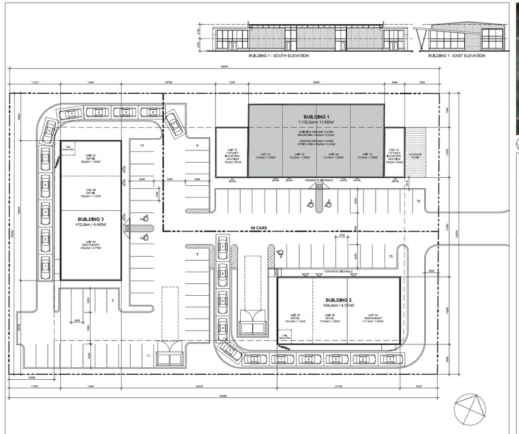Construction site plan for project from page 38 of the file '2024-07-03 - Urban Design Brief - D02-02-24-0024'