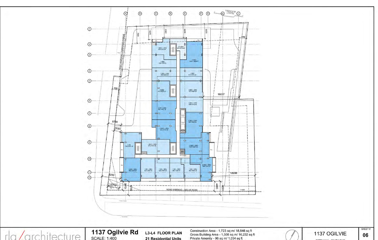Construction site plan for project from page 20 of the file '2024-07-22 - UDRP Report - D02-02-24-0028'