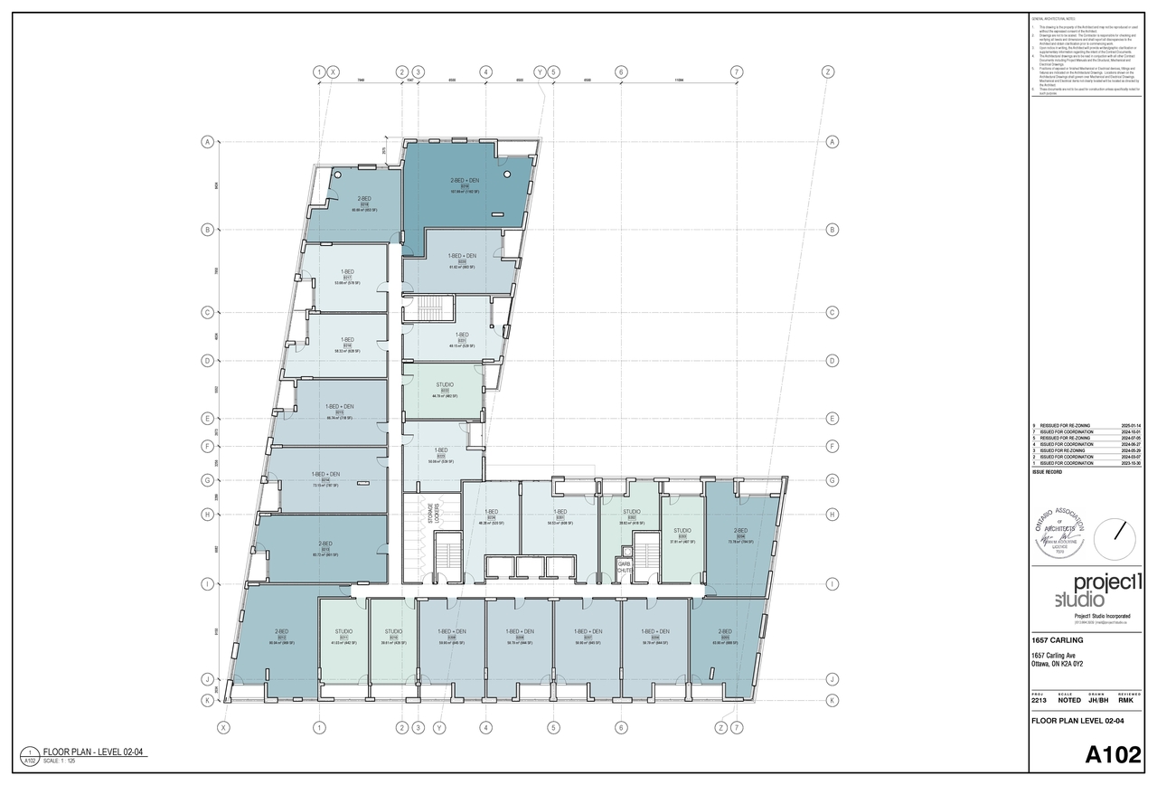 Floor plan for project from page 4 of the file '2025-01-24 - Floor Plans - D02-02-24-0032'