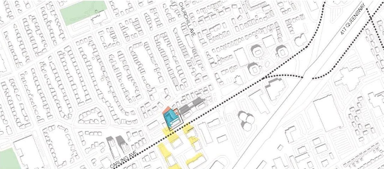 Construction site plan for project from page 35 of the file '2025-01-24 - Design Brief - D02-02-24-0032'