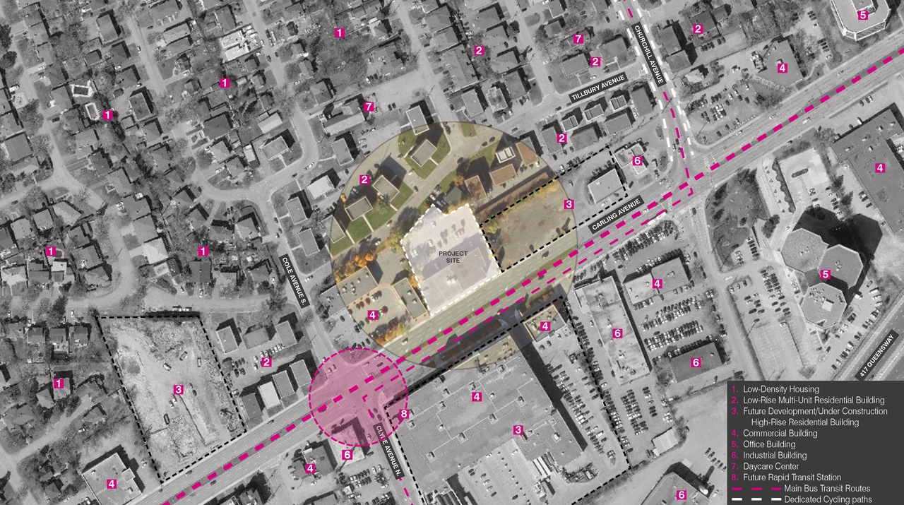 Construction site plan for project from page 4 of the file '2025-01-24 - Design Brief - D02-02-24-0032'