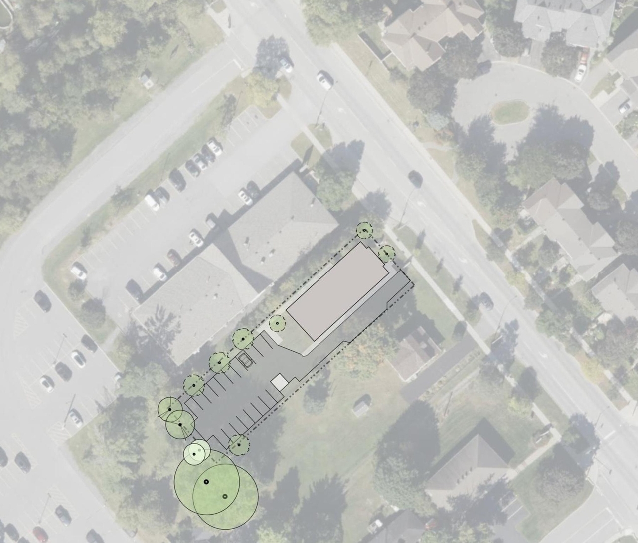 Construction site plan for project from page 6 of the file '2025-04-11 - Urban Design Brief Rev1 - D02-02-24-0035'