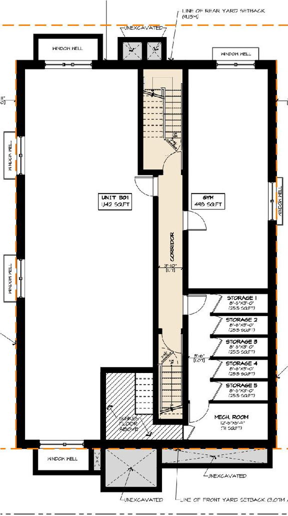 Floor plan for project from page 18 of the file '2024-08-08 - Urban Design Brief - D02-02-24-0036'