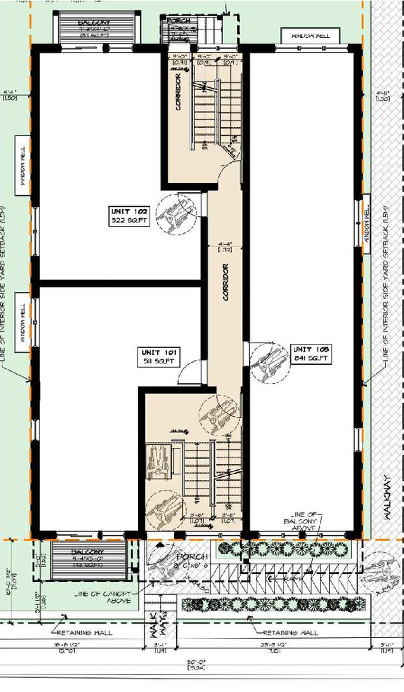Floor plan for project from page 19 of the file '2024-08-08 - Urban Design Brief - D02-02-24-0036'