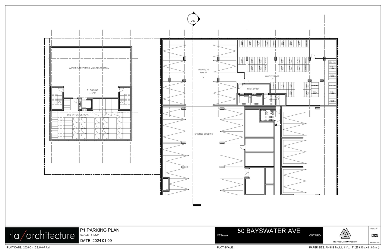 Floor plan for project from page 19 of the file '2024-08-09 - Urban Design Review Panel Report - D02-02-24-0038'