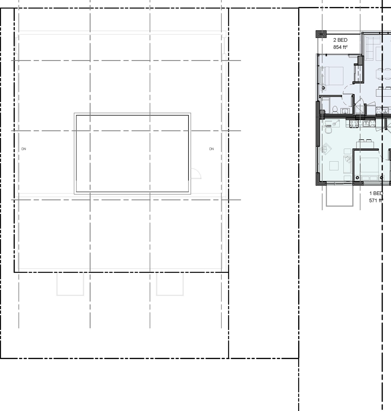 Floor plan for project from page 24 of the file '2024-08-09 - Urban Design Review Panel Report - D02-02-24-0038'