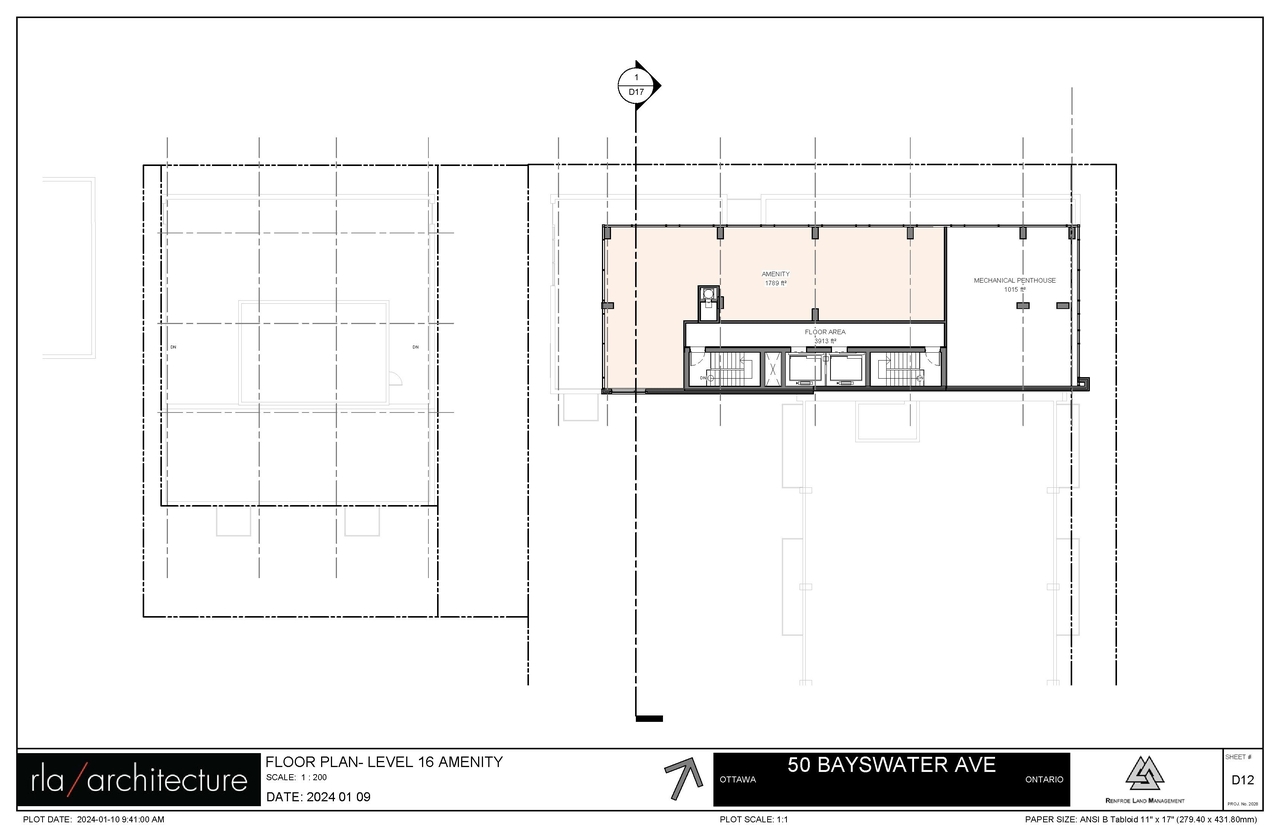 Floor plan for project from page 26 of the file '2024-08-09 - Urban Design Review Panel Report - D02-02-24-0038'